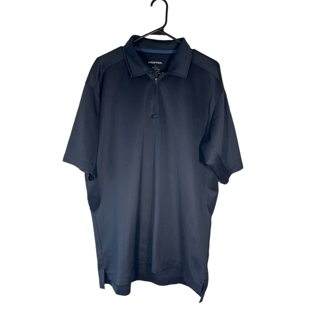 Propper Men's Large Uniform‎ Tactical Performance Polo Shirt Black